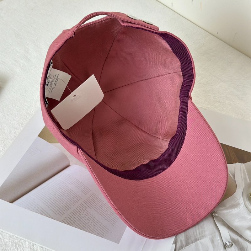 HERMES H Electrique休閒棒球帽 - 玫瑰茶粉-6