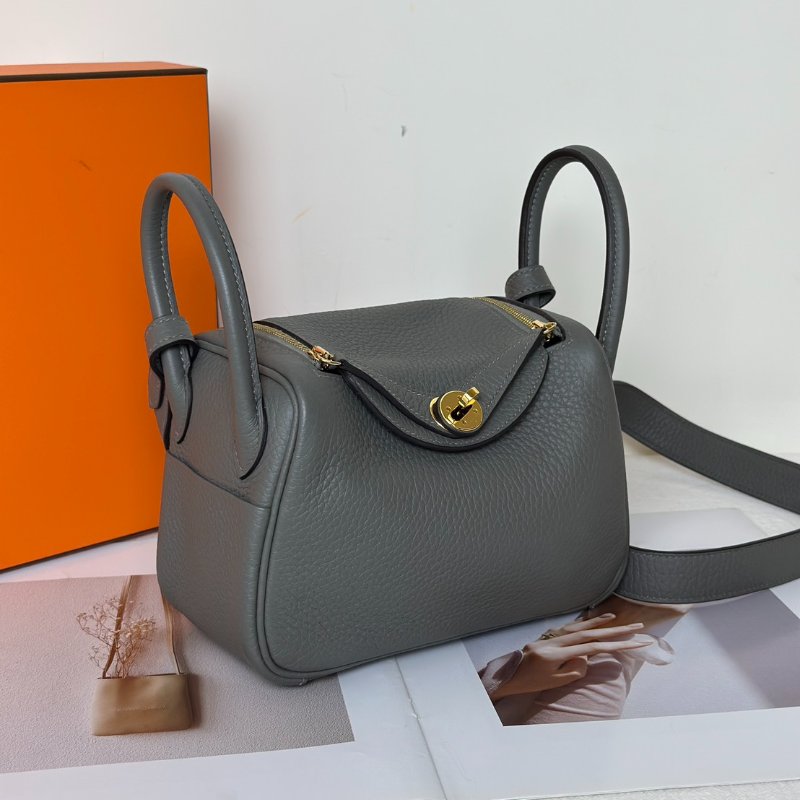 HERMES Mini lindy - 積雨雲灰金 U-2