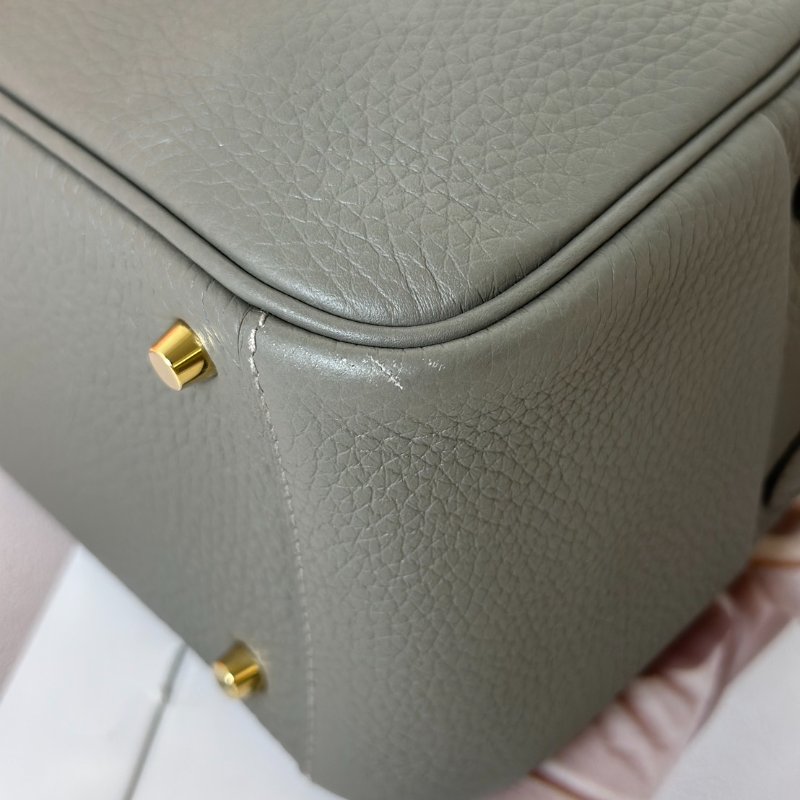 HERMES Mini lindy - 積雨雲灰金 U-6