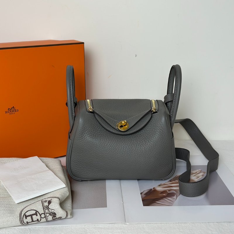HERMES Mini lindy - 積雨雲灰金 U-10