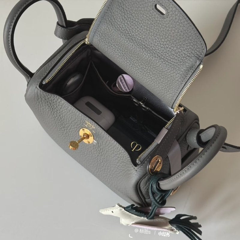 HERMES Mini lindy - 積雨雲灰金 U-11