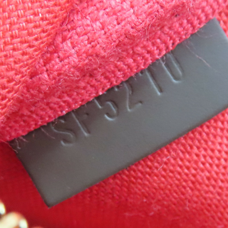 棕色 棋盤格帆布 Mini Pochette Accessoires 手提包【LOUIS VUITTON LV 路易威登】 N58009-6
