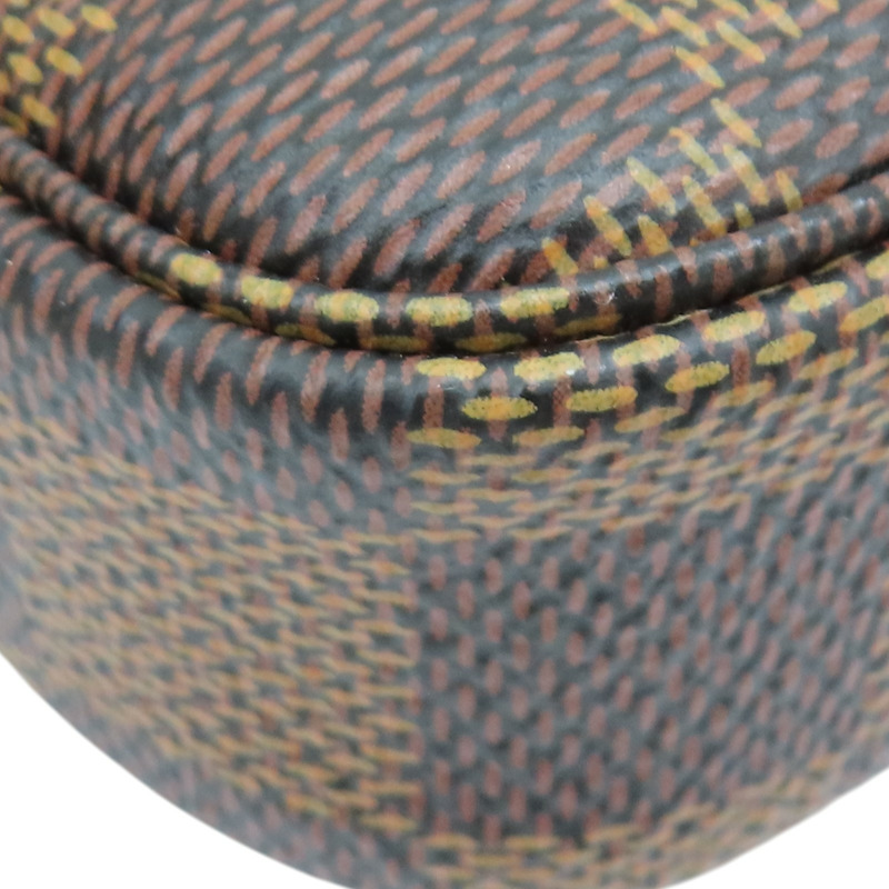 棕色 棋盤格帆布 Mini Pochette Accessoires 手提包【LOUIS VUITTON LV 路易威登】 N58009-9