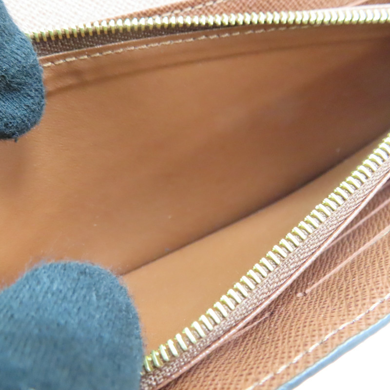 棕色 原花帆布 Sarah 扣式 長夾【LOUIS VUITTON LV 路易威登】 M60531-7