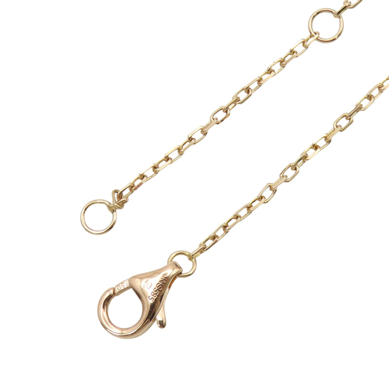 18K 三色三金 鑽石 Trinity 墜飾 項鍊【Cartier 卡地亞】 B7224849-6