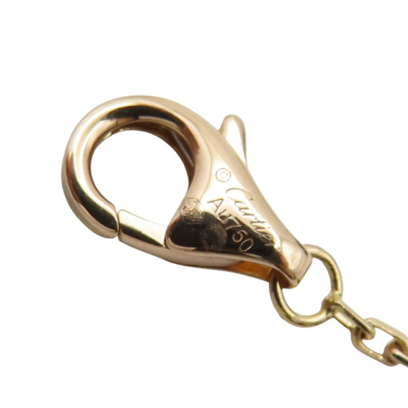 18K 三色三金 鑽石 Trinity 墜飾 項鍊【Cartier 卡地亞】 B7224849-9