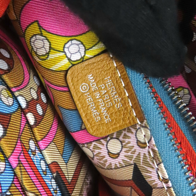 餅幹色 Evercolor牛皮 Silk'In Compact 短夾 B刻 銀釦【HERMES 愛馬仕】 H085209CKAA-6