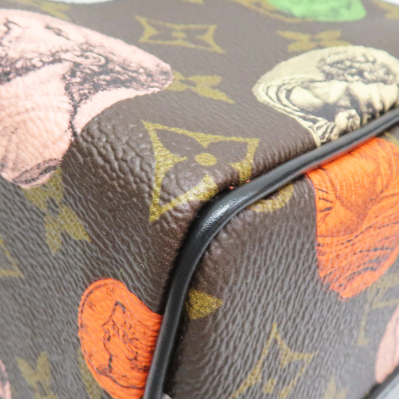 棕色 原花帆布 Fornasetti 聯名款 Speedy Bandouliere 25【LOUIS VUITTON LV 路易威登】 M45910-10
