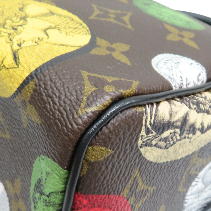 棕色 原花帆布 Fornasetti 聯名款 Speedy Bandouliere 25【LOUIS VUITTON LV 路易威登】 M45910-12