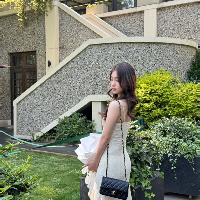 CHANEL 經典口蓋包Mini CF20 - 黑金-11