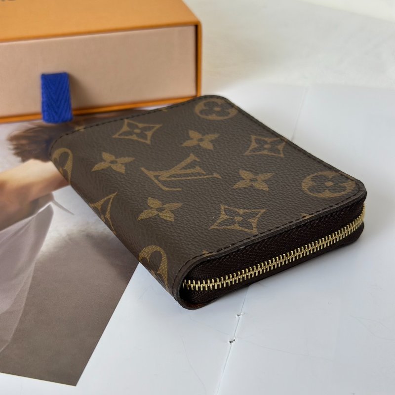 LOUIS VUITTON 經典老花拉鍊零錢包-2