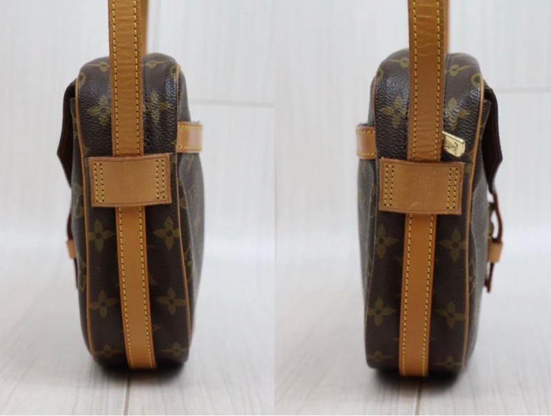 「JL精品代購」9新 LV 老花 Genefeuille蘋果馬鞍斜背包-4