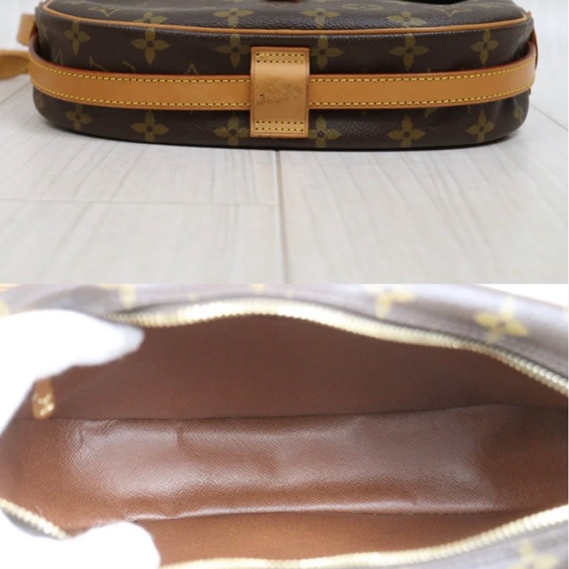 「JL精品代購」9新 LV 老花 Genefeuille蘋果馬鞍斜背包-8