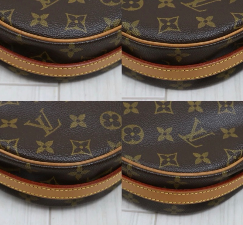 「JL精品代購」9新 LV 老花 Genefeuille蘋果馬鞍斜背包-9