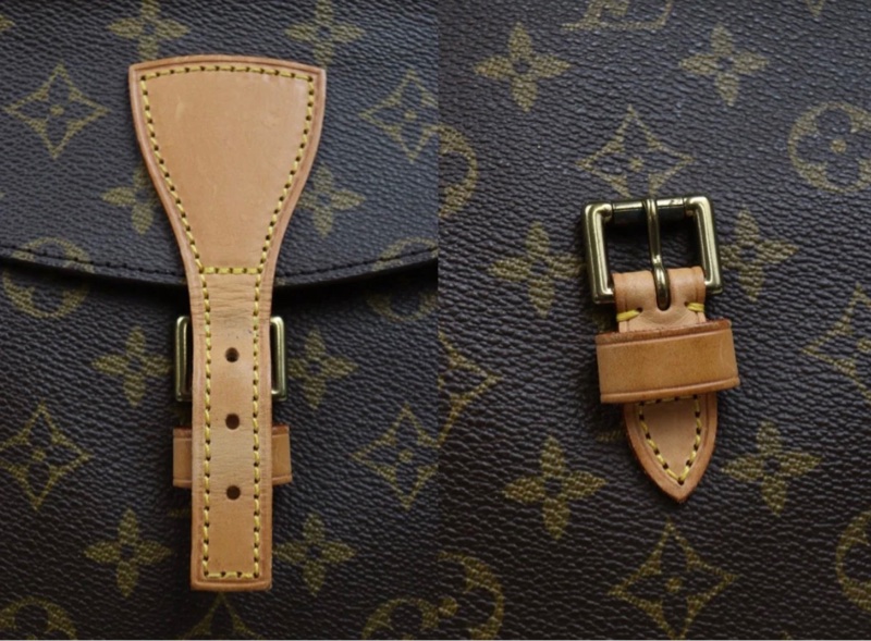 「JL精品代購」9新 LV 老花 Genefeuille蘋果馬鞍斜背包-13