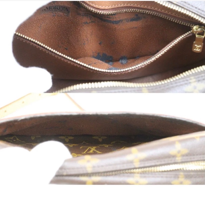 「JL精品代購」9新 LV 老花 Genefeuille蘋果馬鞍斜背包-14