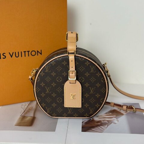 LOUIS VUITTON Petite Boite Chapeau手提圓餅帽盒包