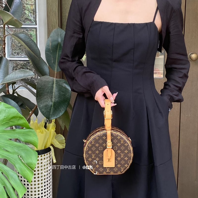 LOUIS VUITTON Petite Boite Chapeau手提圓餅帽盒包-1