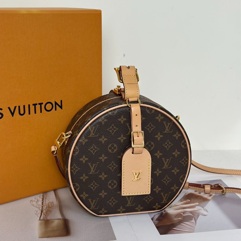LOUIS VUITTON Petite Boite Chapeau手提圓餅帽盒包-2