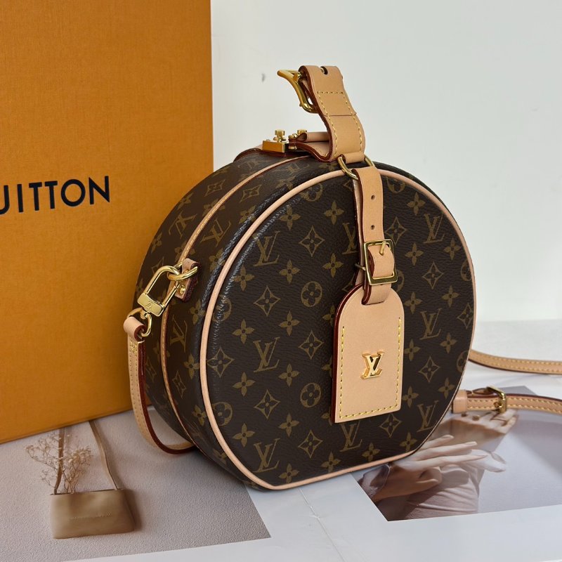 LOUIS VUITTON Petite Boite Chapeau手提圓餅帽盒包-3