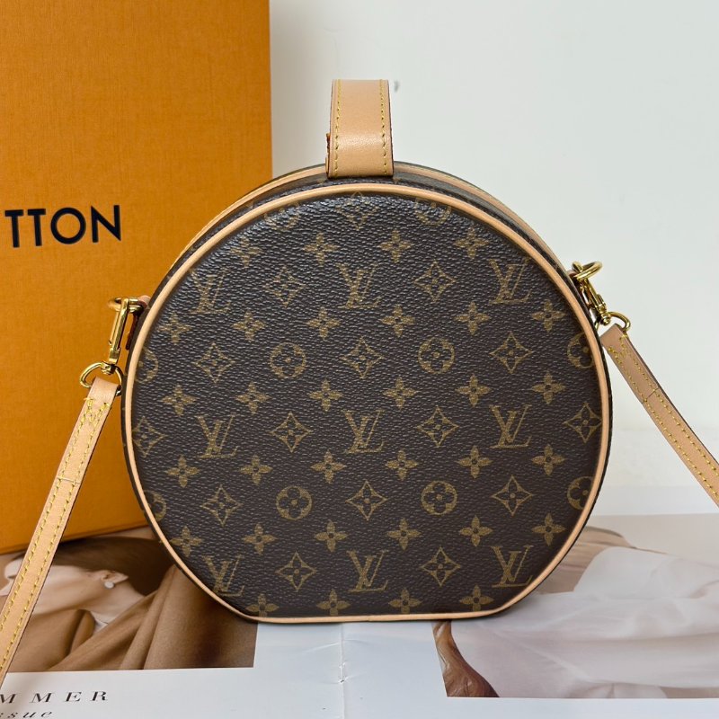 LOUIS VUITTON Petite Boite Chapeau手提圓餅帽盒包-5