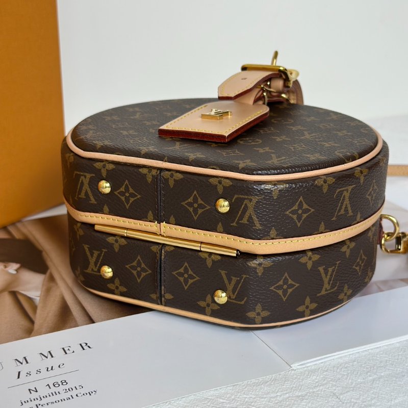 LOUIS VUITTON Petite Boite Chapeau手提圓餅帽盒包-6