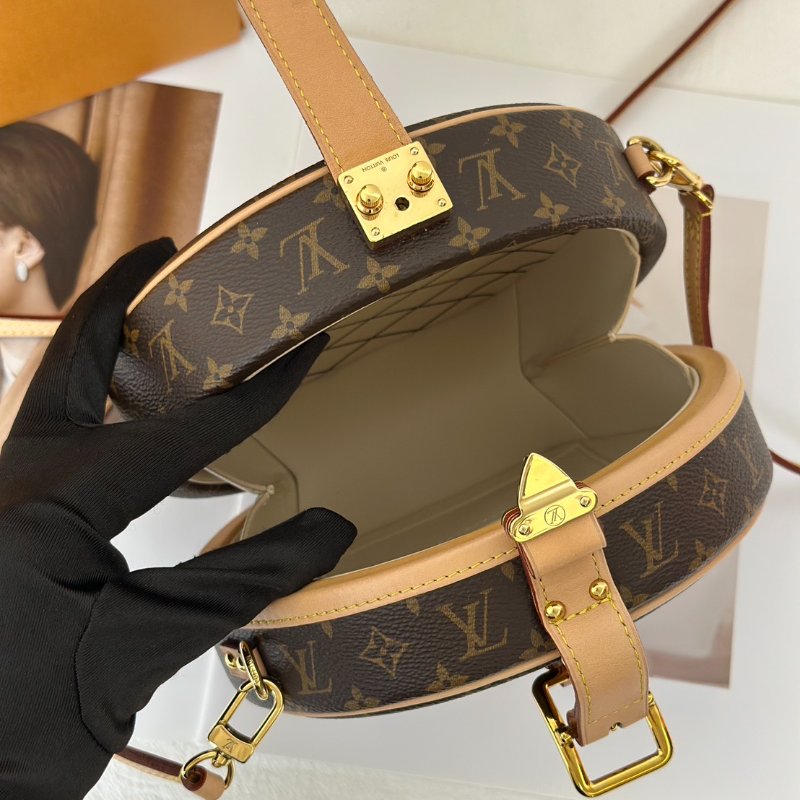 LOUIS VUITTON Petite Boite Chapeau手提圓餅帽盒包-10