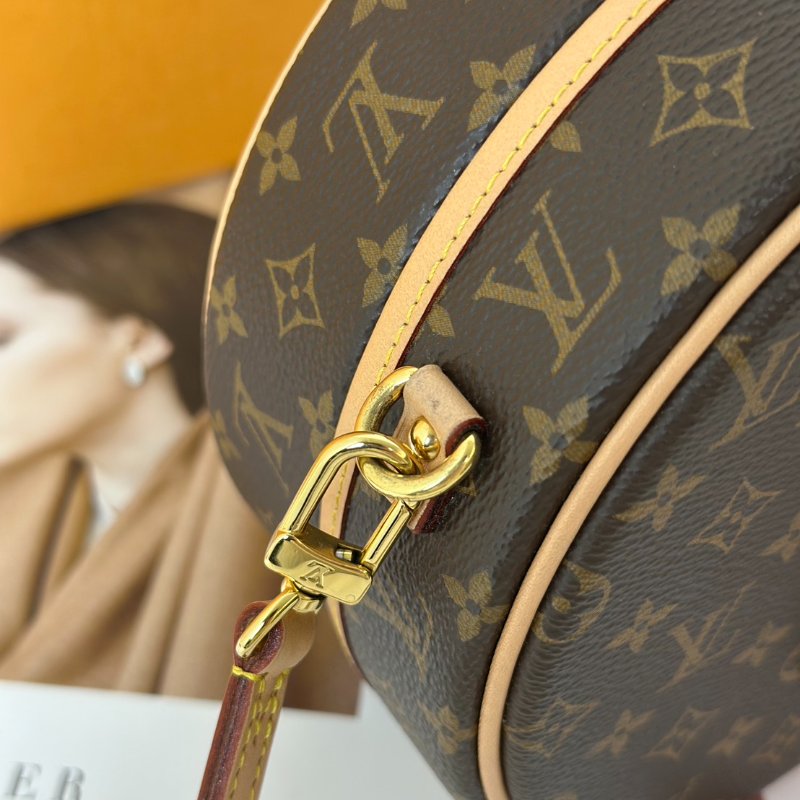 LOUIS VUITTON Petite Boite Chapeau手提圓餅帽盒包-12