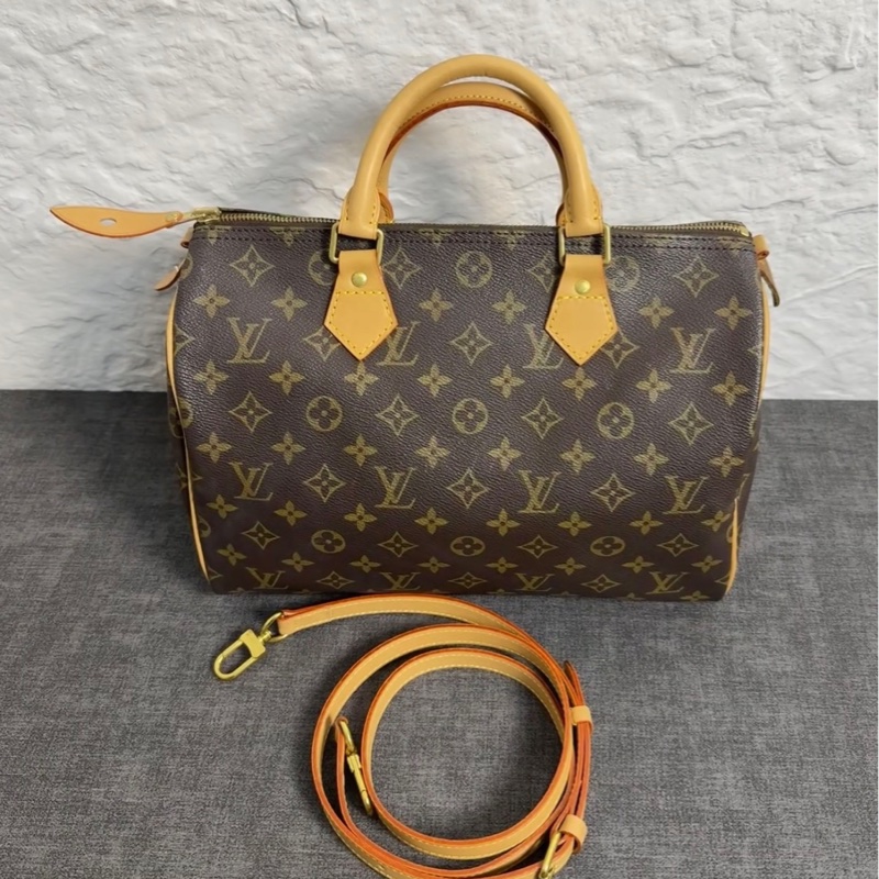 【95新 ✨ 全網最低價!】潮男型女必備 Louis Vuitton Speedy 30(下單前先詢問庫存❗️)-4