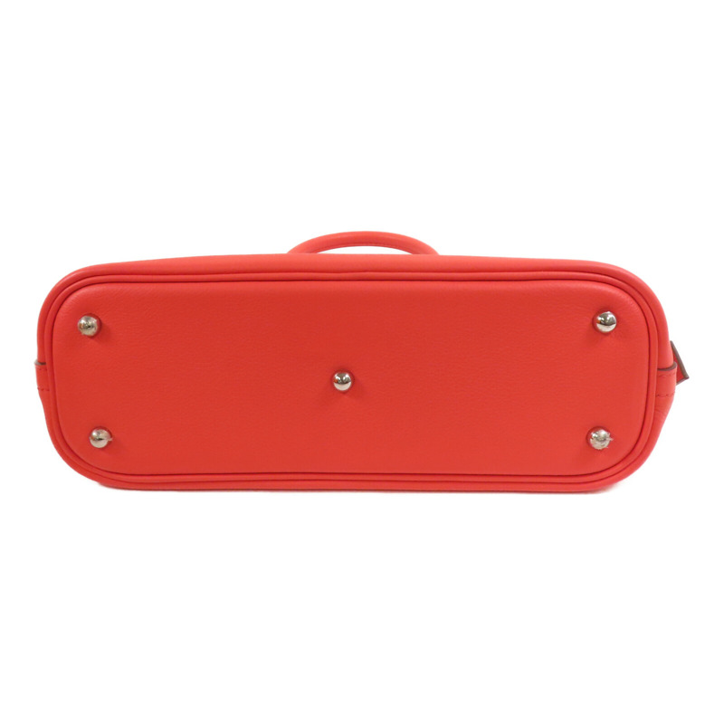 HERMES Evercolor皮革Bolide 1923 25銀扣手挽肩背兩用袋Rose Texas-3