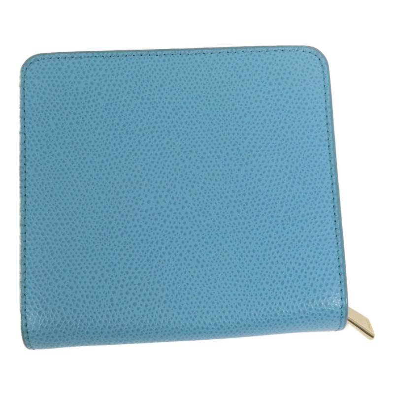 Furla 牛皮皮革Short Wallet金扣短錢包-1