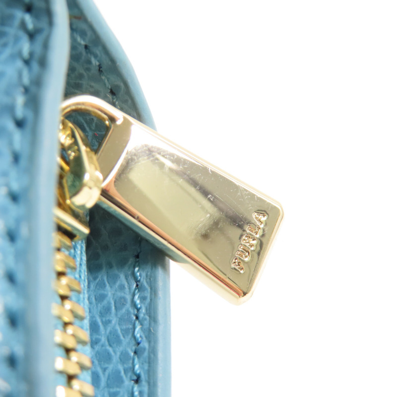 Furla 牛皮皮革Short Wallet金扣短錢包-14