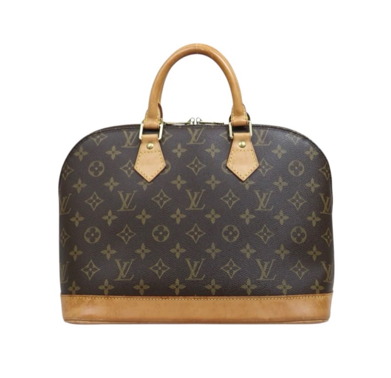 「JL精品代購」9新 LV 老花 Alma貝殼手提包-2