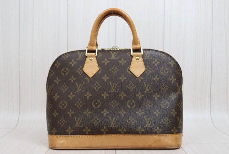 「JL精品代購」9新 LV 老花 Alma貝殼手提包-3