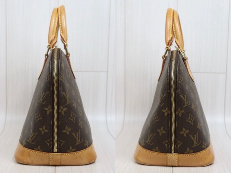 「JL精品代購」9新 LV 老花 Alma貝殼手提包-4