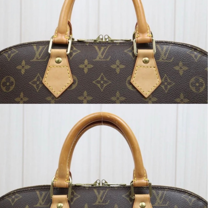 「JL精品代購」9新 LV 老花 Alma貝殼手提包-5