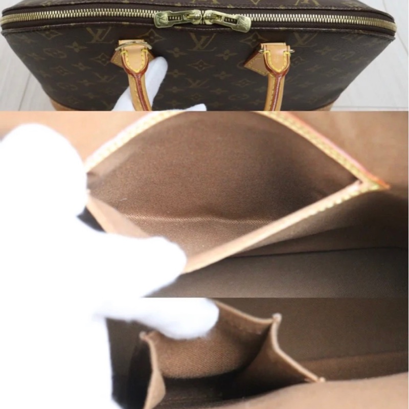 「JL精品代購」9新 LV 老花 Alma貝殼手提包-9