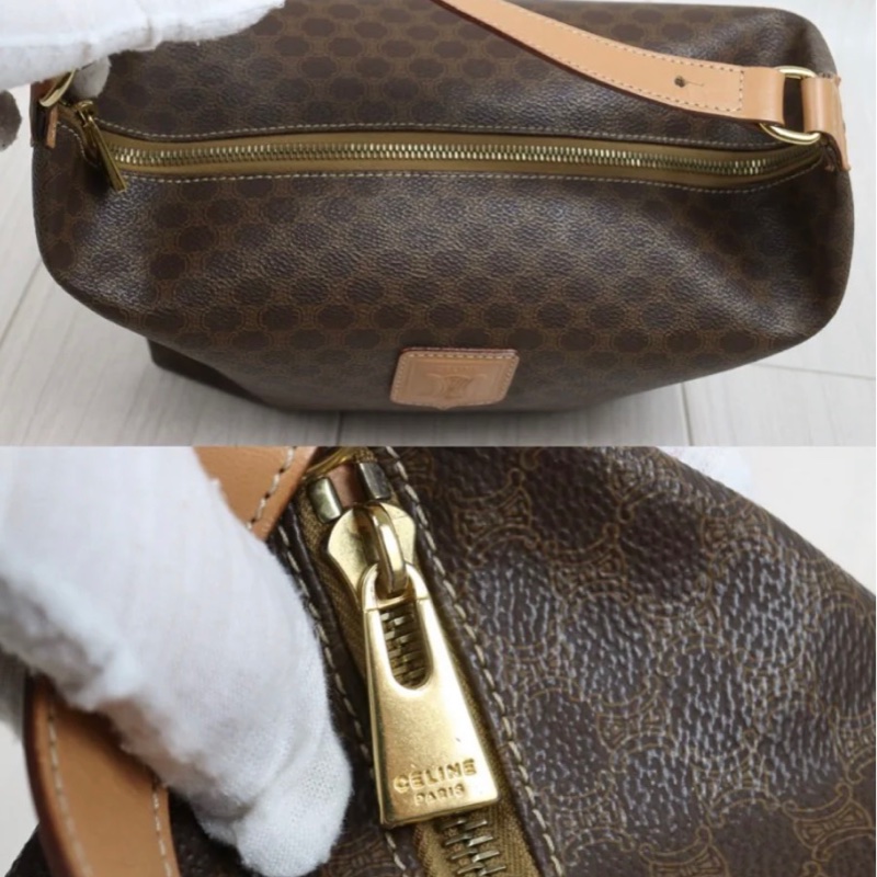 「JL精品代購」98新 Celine 老花飯盒包-11