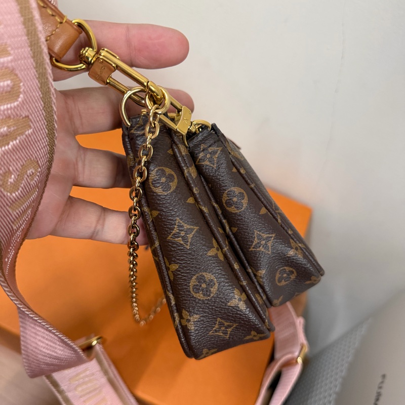 Lv五合一麻將包(粉/M44840) 芯片款-3