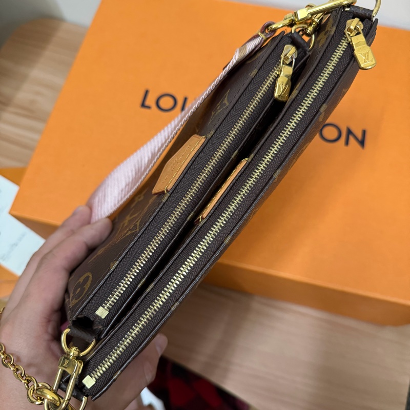 Lv五合一麻將包(粉/M44840) 芯片款-7