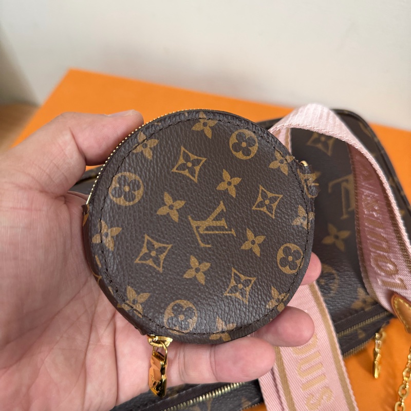 Lv五合一麻將包(粉/M44840) 芯片款-13