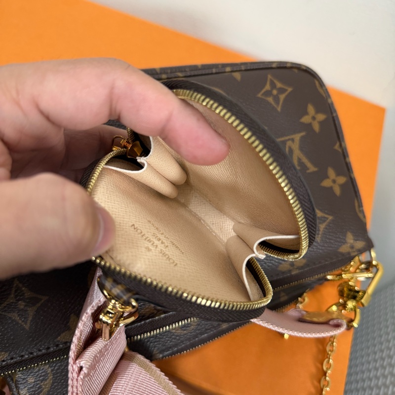 Lv五合一麻將包(粉/M44840) 芯片款-16