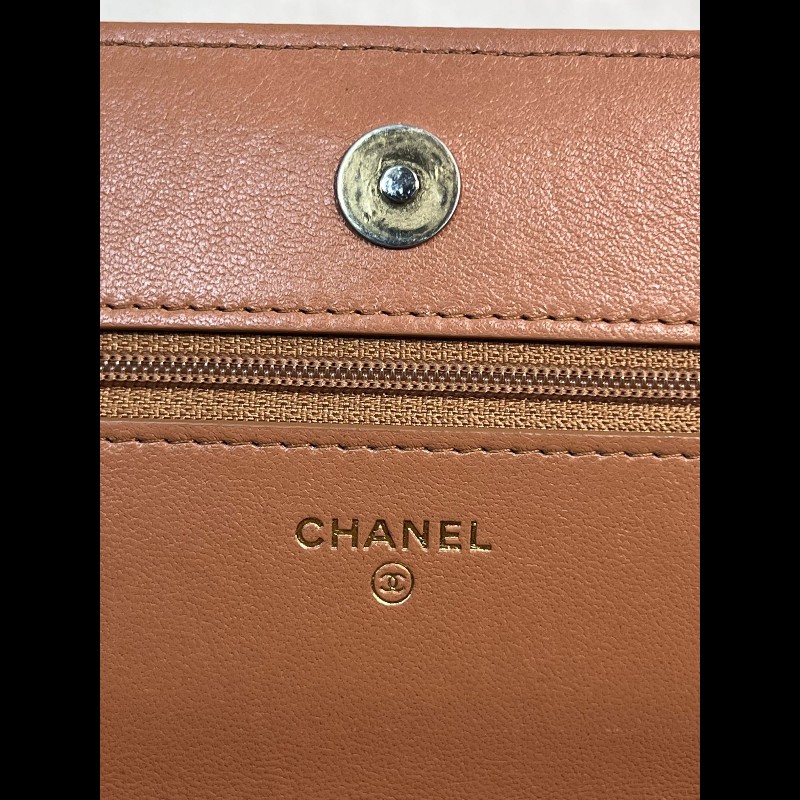 Chanel  焦糖色羊皮 19Bag Woc-10