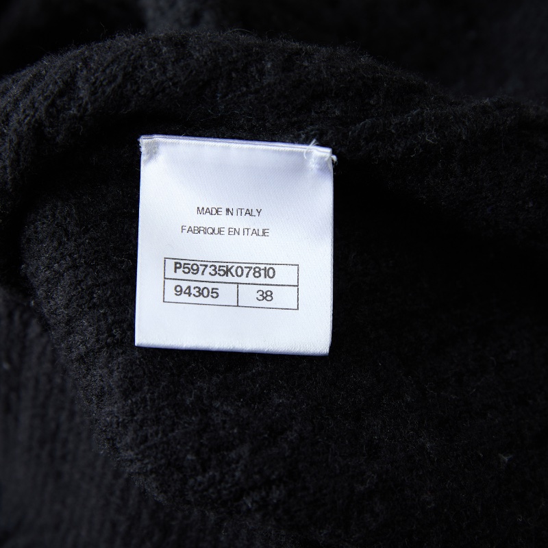 ❤️ CHANEL 超精緻裝飾 經典黑金配色 質感毛衣-11