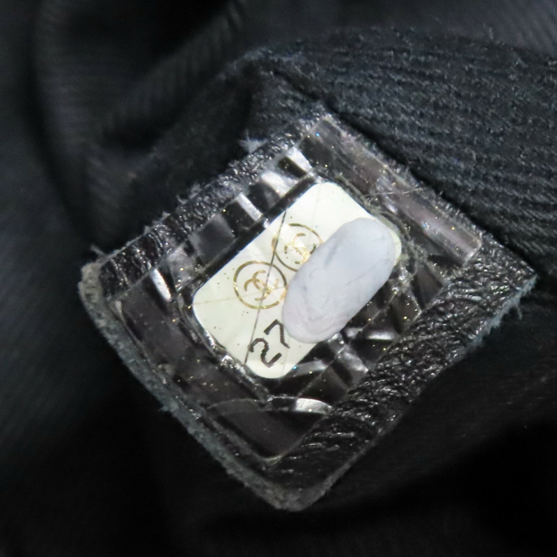 黑色牛皮 Coco Eyelets 托特包 兩用包【CHANEL 香奈兒】 AS0448-9