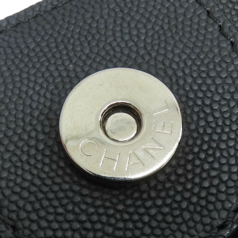 黑色牛皮 Coco Eyelets 托特包 兩用包【CHANEL 香奈兒】 AS0448-17