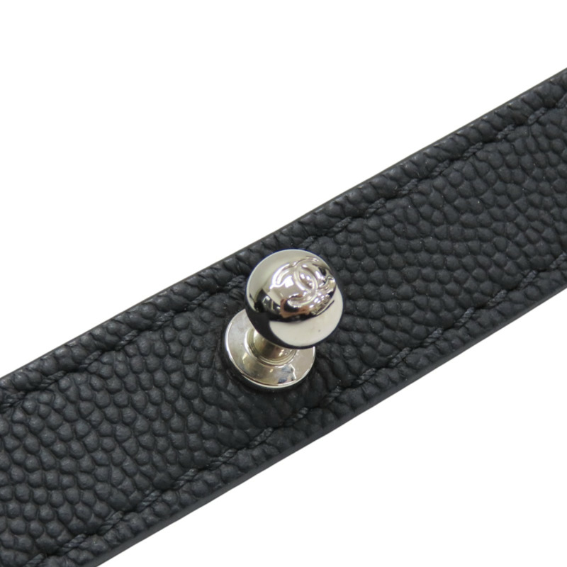 黑色牛皮 Coco Eyelets 托特包 兩用包【CHANEL 香奈兒】 AS0448-19