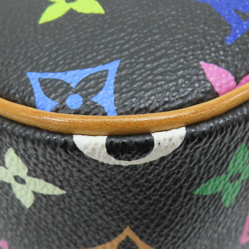 黑彩色 原花帆布 村上隆 Sologne 肩背包 M92639【LOUIS VUITTON LV 路易威登】 M92639-17