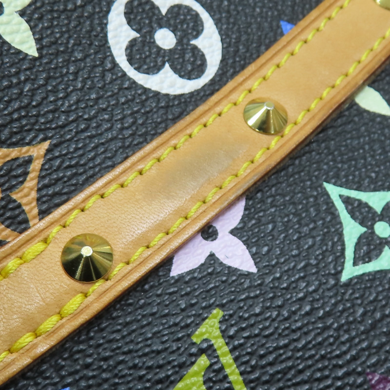 黑彩色 原花帆布 村上隆 Sologne 肩背包 M92639【LOUIS VUITTON LV 路易威登】 M92639-18