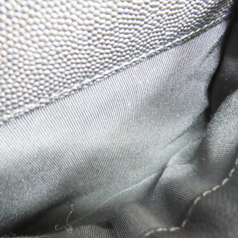 黑色 菱格紋 紋荔紋 牛皮 後背包 金釦【CHANEL 香奈兒】-13